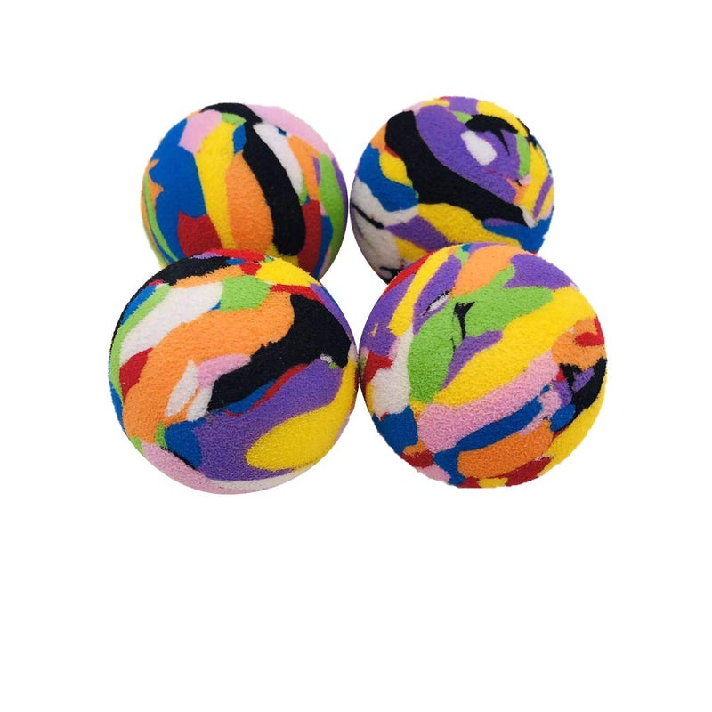 PET SHOW 10pcs Pack Cats Interactive Toys Balls for Indoor Cat 35mm Camouflage Soft EVA Foam Ball for Kitten Chase Playing Toy for Small Dogs Animals Puppies - Image 4